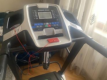 GREEN HILL qaçış trenajoru - Güclü elektrik mühərriki ilə evdə kardio