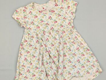 biala sukienka ażurowa: Dress, Next, 2-3 years, 92-98 cm, condition - Perfect