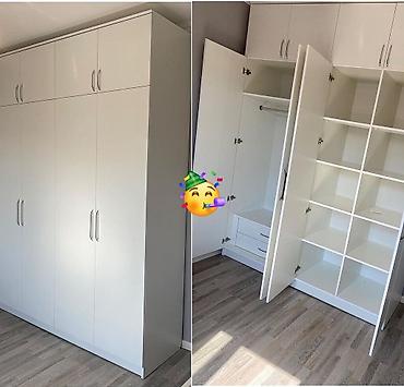 Dolab yeni qarderob paltar dolabı güzgüsüdür ağ rəngli lalafo.az -da Dolab yeni qarderob paltar dolabı güzgüsüdür ağ rəngli