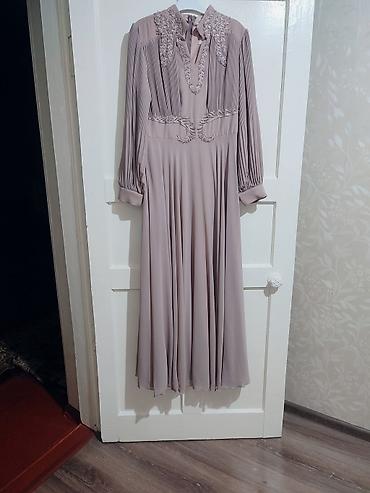 maison de la mode: Вечернее платье, А-силуэт, Длинная модель, Шифон, С рукавами — 3