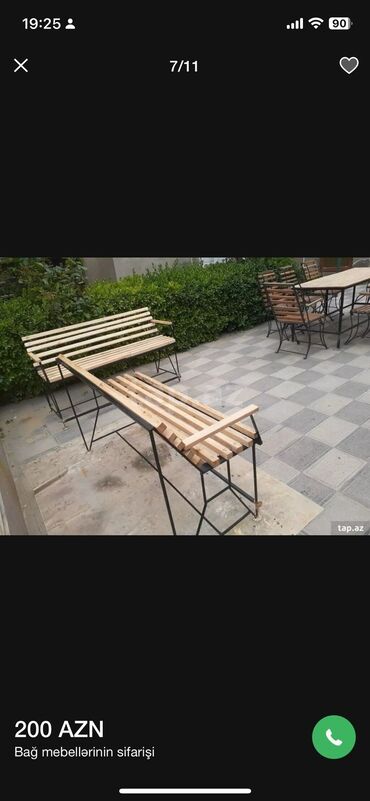 Mətbəx mebeli: Sənaye üslubunda metal-taxta mebel dəsti və fərdi hazırlanma xidməti — 9