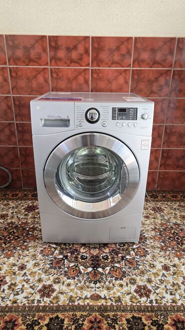 стиральная машина малютка купить в бишкеке: Стиральная машина LG, Б/у, Автомат, До 9 кг, Полноразмерная