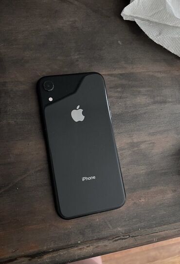 iphone буу: IPhone Xr, Б/у, 64 ГБ, Jet Black, Чехол, Защитное стекло, 85 %