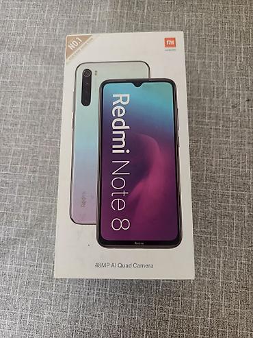 xiaomi note 8: Redmi 64 GB, rəng - Qara, Barmaq izi — 6