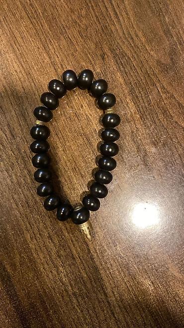 Təsbehlər: Taxta təsbeh dəsti - Material: taxta muncuqlar (tünd qəhvəyi və — 1