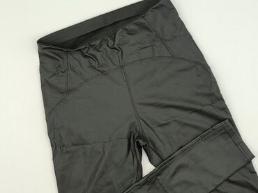 legginsy push up z wysokim stanem: Legginsy Ze skóry ekologicznej damskie, rozmiar L