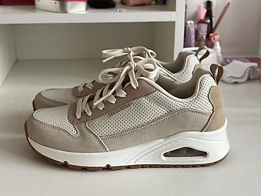Кроссовки и спортивная обувь: Кроссовки Skechers, бежево‑кремовые Оригинал 🔥🔥 Привозные из США 🇺🇸 — 12