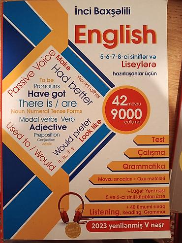 Məhsul: “English” hazırlıq kitabı – İnci Baxşəlili - 5-6-7-8-ci