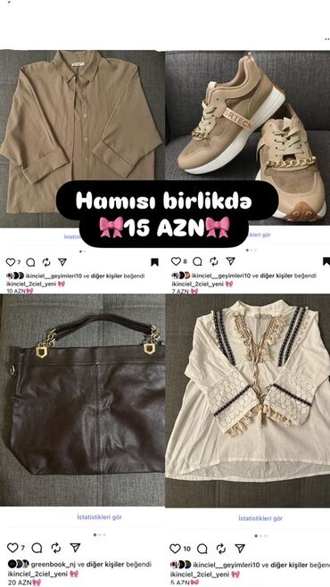 женские велюровые спортивные костюмы: Qadın geyim və aksesuar dəsti – hamısı birlikdə Dəst tərkibi: - Bej