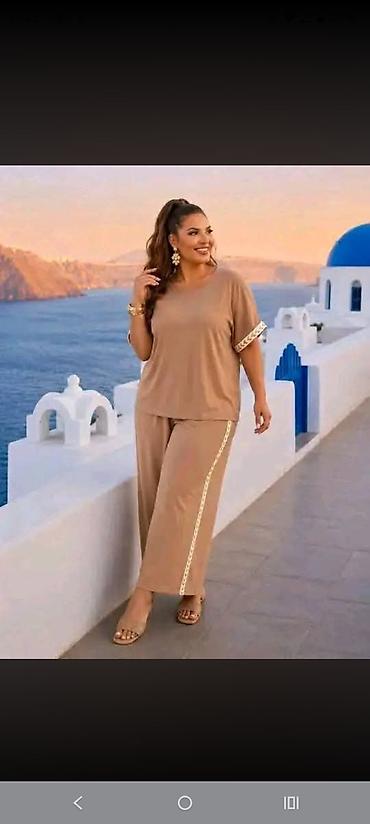 ps kombinezoni: Elegantni ženski kompleti 1) Komplet pantalone + bluza sa draperijom — 7