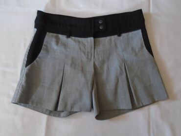 pantalone od viskoze: M (EU 38), color - Grey, Single-colored