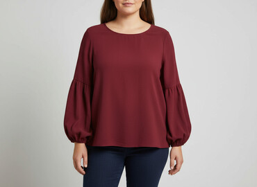 bluzki bawełniane tureckie: Women's blouse, size 3XL