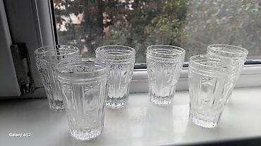 Qab-qacaq və mətbəx ləvazimatları: Qədəhlər, Xrustal, 6 ədədli dəst, Rusiya — 4