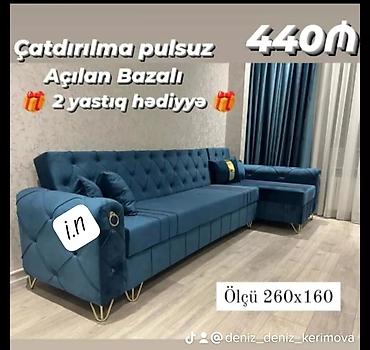 Divanlar: Künc divan, Yeni, Açılan, Bazalı, Parça, Pulsuz çatdırılma — 1