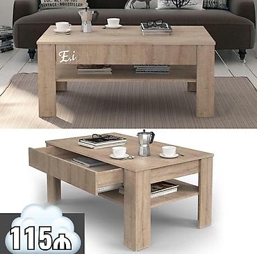 lövhə şəkilləri: Qəhvə masası – çoxfunksiyalı, saxlama bölmələri ilə. - Material: ağac — 1