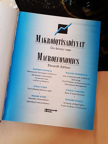 Tədris ədəbiyyatı: Makroiqtisadiyyat. On birinci nəşr. Müəllif : Rudiger Dornbuş — 3