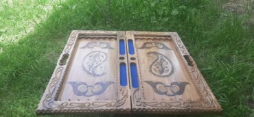 Nərdlər: Əl işı taxta nərd taxtaları - Material: keyfiyyətli bərk ağac (tam — 24