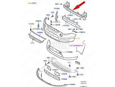 Branici: BRANIK PREDNJI ZA FORD S-MAX OD 2004. DO 2008. GOD. | SMEDEREVSKA — 42