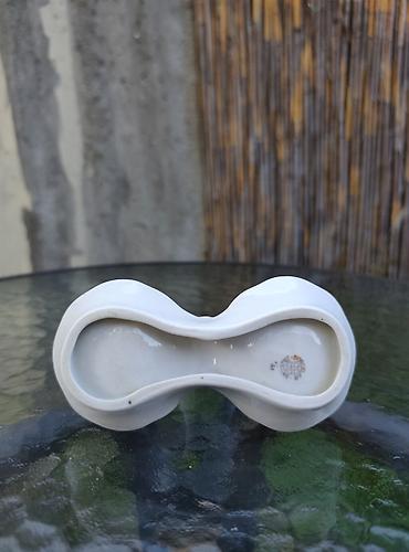 bacac diska statua: Vintage porcelanska posuda - FP Zaječar Posuda za so,biber i čačkalice — 3