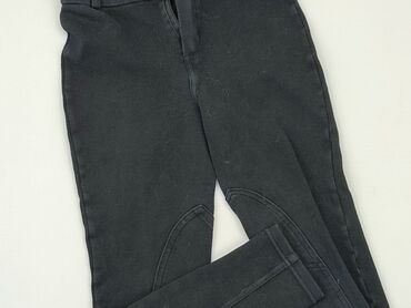 czarne rozszerzane spodnie: Jeans, 5-6 years, 110/116, condition - Good