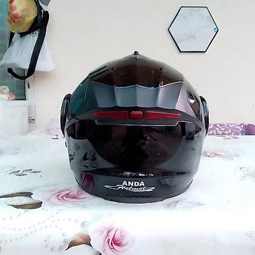 Спорт жана эс алуу: Мотошлем ANDA Helmet (флип-ап) - Тип: модульный (поднимается — 3