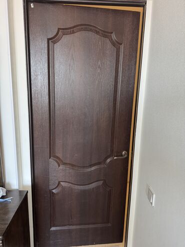 продать дрова оптом: Ички эшик айнек менен, МДФ, Double leaf of doors, Россия, түсү - Күрөң, x 80 см, Колдонулган
