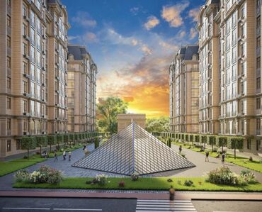 1 комнатная квартира токмок: 3 комнаты, 137 м², Элитка, 10 этаж, ПСО (под самоотделку)
