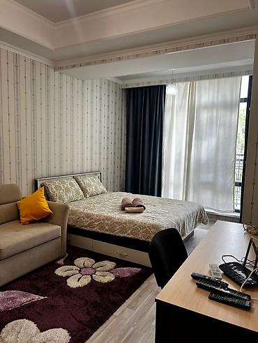 Посуточная аренда квартир: 1 комната, Душевая кабина, Постельное белье, Кондиционер — 6