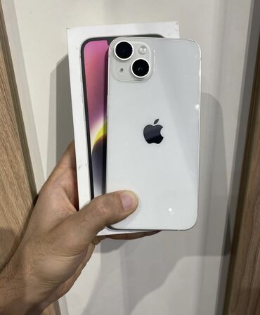 iphone es5: IPhone 14, 128 GB, Ağ, Zəmanət, Sənədlərlə