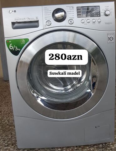azercell kontur gondermek 5 manat: Paltaryuyan maşın LG, 6 kq, İşlənmiş, Avtomat, Qurutma var, Ünvandan götürmə, Ödənişli çatdırılma