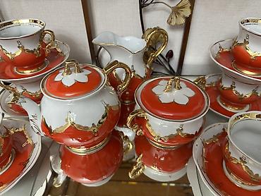 Наборы посуды: Яркий, нарядный, праздничный! Оригинальная форма предметов и обилие — 8