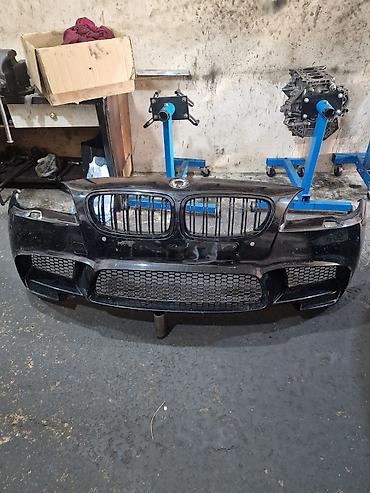 audi a6 c5: BMW üçün ön bamper – M paket üslubunda, qara rəng. - Material — 2