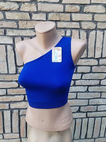 anatomske: Majica bez rukava, asimetričnog kroja – jedan širok bretel na desnom — 3