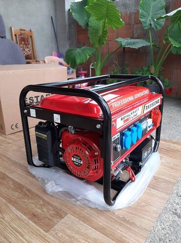 Agregati: Agregat za struju "ROYAL KRAFT" PROFESIONAL Benzinac 6L-12H 9.5kw 3 — 7