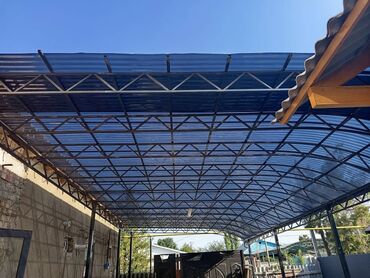 Навесы: Навес, Арочный, Металл, Поликарбонат — 4