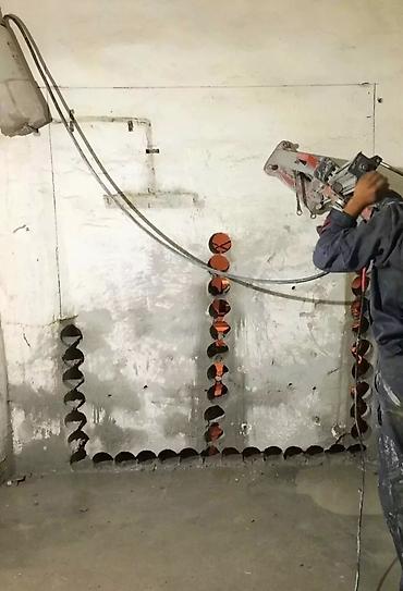 Beton işləri: Beton kesen beton deşen beton kesimi beton deşimi betonlarin kəsilməsi — 5