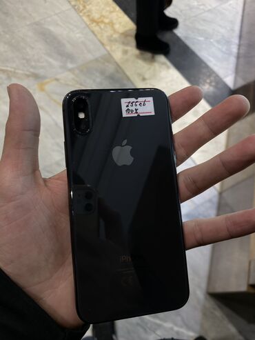 Apple iPhone: IPhone X, Б/у, 256 ГБ, Черный, 100 %