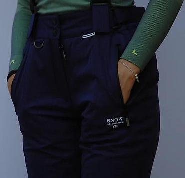 Ski pantalone: Ženske pantalone za sneg Snow Headquarter – tamnoplave - Dizajnirane — 1