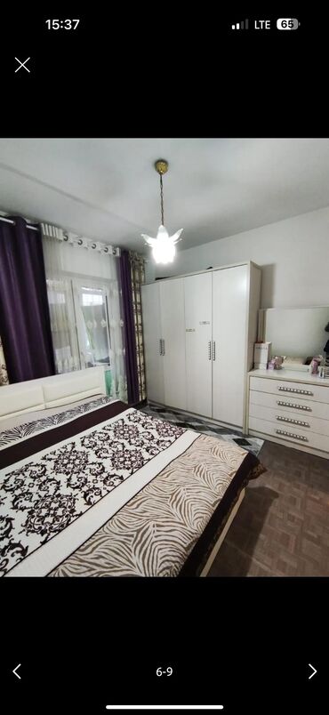 ипотека без первоначального взноса в оше: 3 бөлмө, 63 кв. м, 105-серия, 1 кабат, Эски ремонт