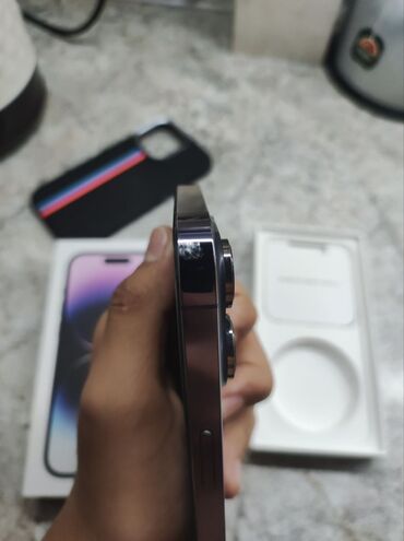 Apple iPhone: IPhone 14 Pro, Б/у, 256 ГБ, Deep Purple, Коробка, 83 % — 4