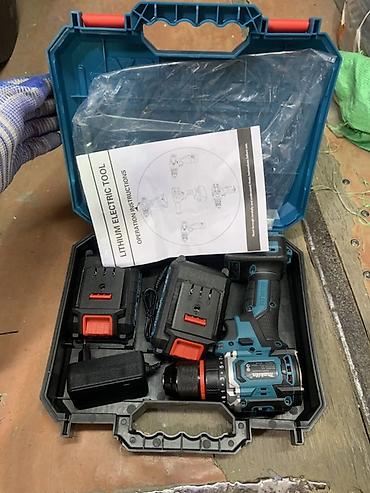 Электр шаймандары: Аккумуляторный шуруповерт/дрель Makita (brushless) в кейсе — 2