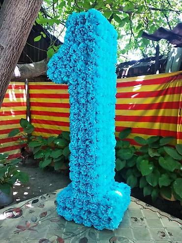 цифра один: 3D модель "Единичка" для фотозоны на детский праздник. Высота 1 метр — 4