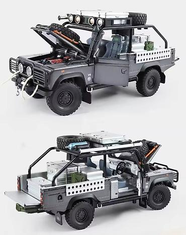 mitsubishi lancer evolution: Off-road model avtomobil – Defendər üslubunda detalı kolleksiya maketi — 1