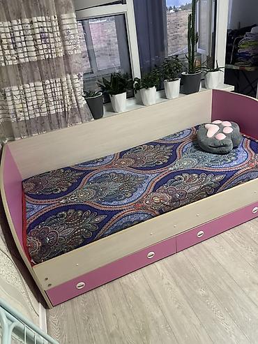 Балдар дүйнөсү: Керебет, Колдонулган, Кыздар үчүн, Матрас, ДСП — 4