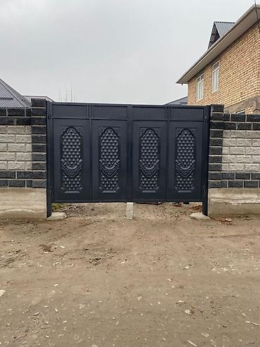 Распашные ворота: Современные уличные ворота премиум‑класса Gate Kraft. - Конструкция — 6