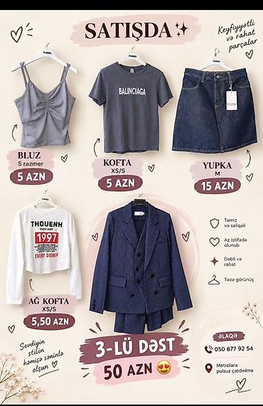 Satışda – qadın geyimləri - Bluz: S razmer, boz rəng, nazik çiyin lalafo.az -da Satışda – qadın geyimləri - Bluz: S razmer, boz rəng, nazik çiyin