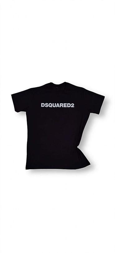 DSQUARED2 muška majica kratkih rukava - Boja: crna - Prednji print