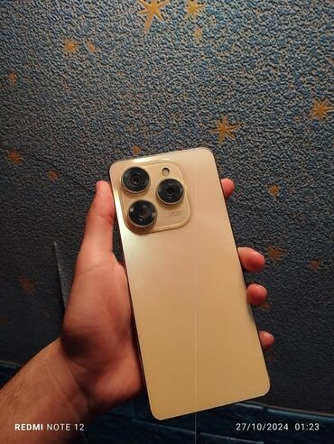 Tecno: Tecno Spark 20 Pro, 256 GB, rəng - Qızılı, Barmaq izi, Face ID