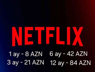 iptv azerbaijan: 4K keyfiyyətli Netflix premium ailəsinə abunə olmaq istəyənlər buyurub