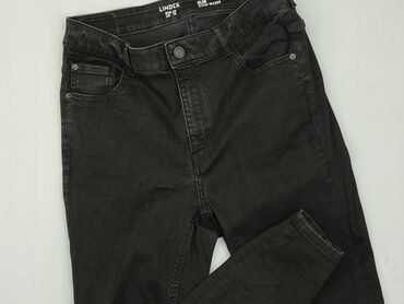 czarne bluzki łódka: Jeans, Lindex, XL (EU 42), condition - Good